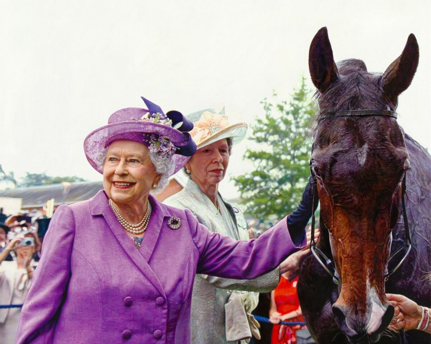 Detail — equine artwork