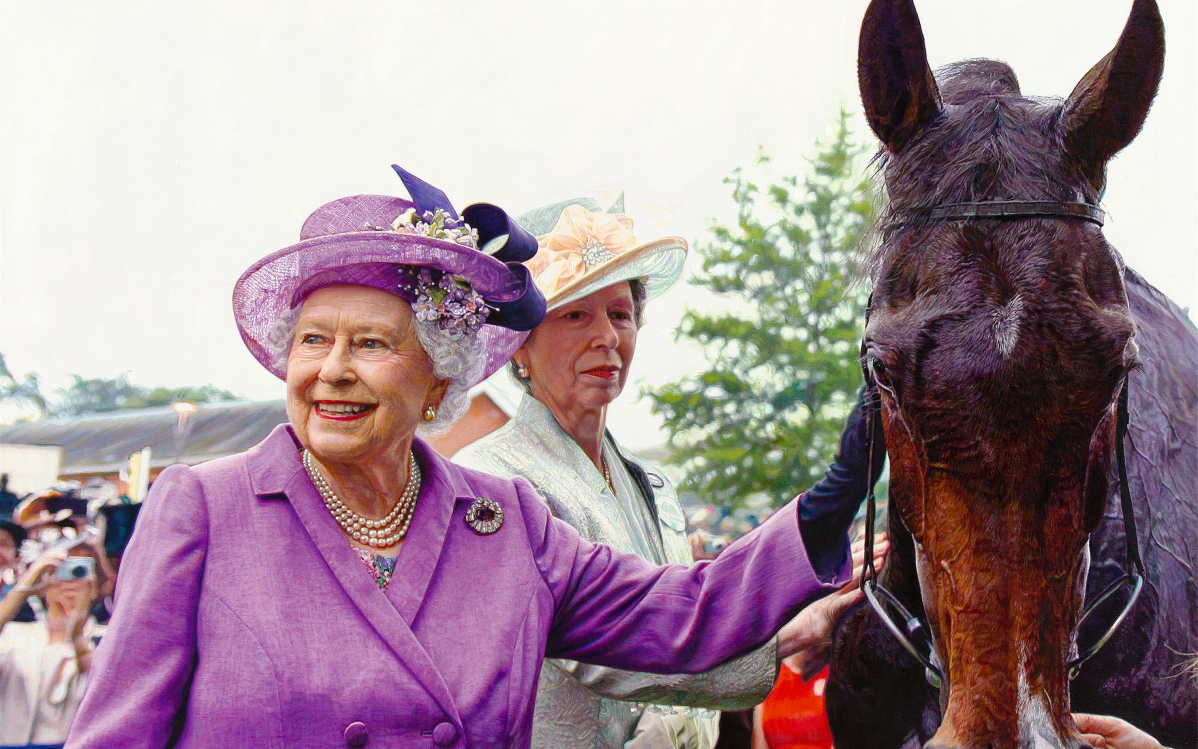 &ldquo;Majesty&rdquo; &mdash; Her Majesty Queen Elizabeth II, painted by Steve R. Skipper