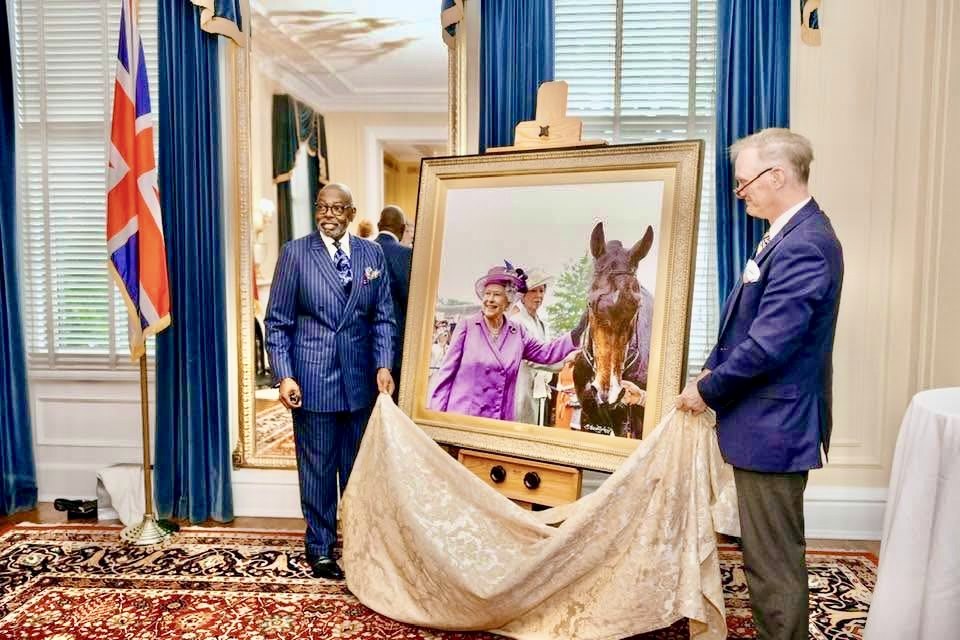 The unveiling ceremony